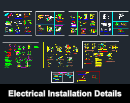 Autocad Electrical Installation Details DWG Blocks