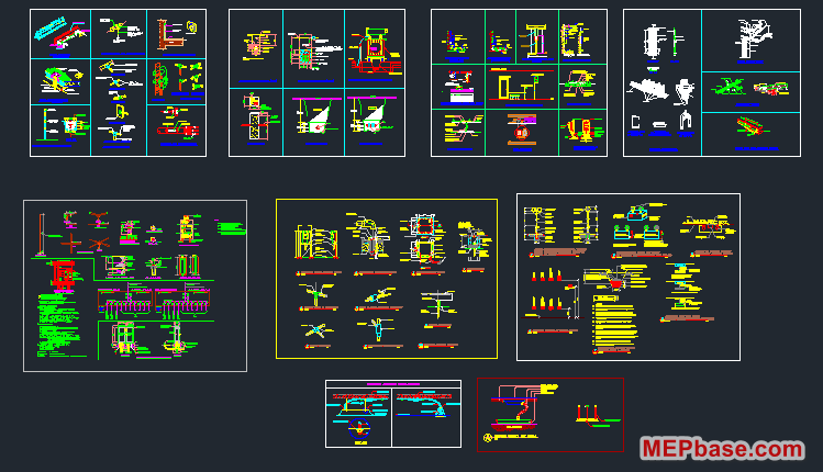 Autocad Electrical Installation Details DWG Free Download