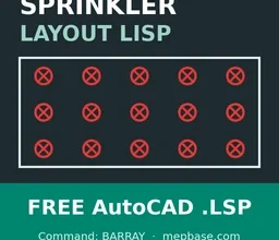 Free sprinkler layout LISP for AutoCAD