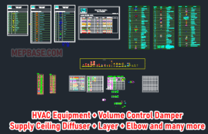 AutoCAD Plumbing, HVAC & Fire Fighting Fitting Free Download