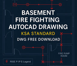 Basement Fire Fighting CAD Download