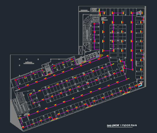 Fire Alarm Project DWG Free Download