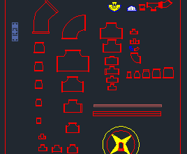 Fire Fighting CAD Blocks