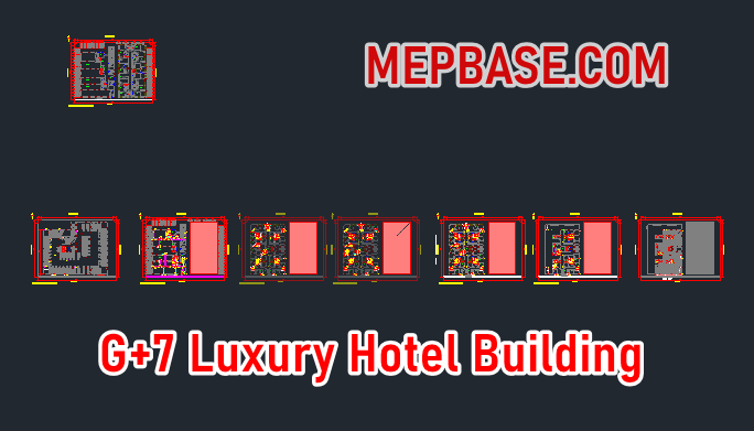 Hotel Sewage Drainage System AutoCAD DWG Download