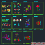 Complete Piping Detail DWG Library for MEP Systems Download