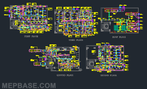 AutoCAD Complete HVAC Ducting System Download