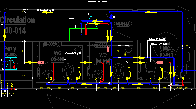 AutoCAD Water Supply Project Download
