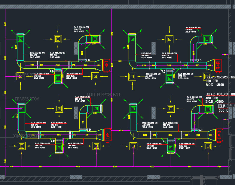 Basement Duct Layout Plan