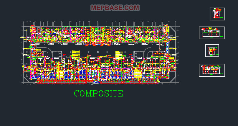 Basement Composite MEP Plan