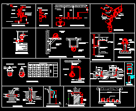 Fire Fighting Typical Installation Details dwg free download