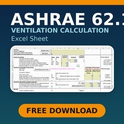ASHRAE 62.1 Ventilation Calculation Excel Free Download