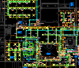 HVAC shop drawing legend notes and key plan sheet in free AutoCAD DWG download for MEP engineers