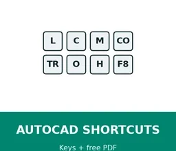 AutoCAD shortcut keys cheat sheet