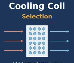 Cooling coil selection guide with ADP, bypass factor and rows