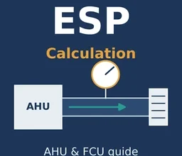 External static pressure calculation guide for AHU and FCU