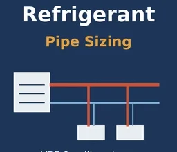 Refrigerant pipe sizing guide for VRF and split systems